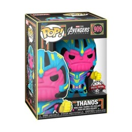 Figurine Pop! BlackLight et T-shirt Marvel Thanos Edition Limitée Funko Pop Suisse