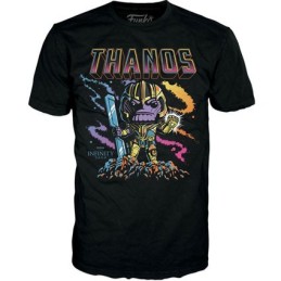 Figuren Pop! BlackLight und T-shirt Marvel Thanos Limitierte Auflage Funko Pop Schweiz