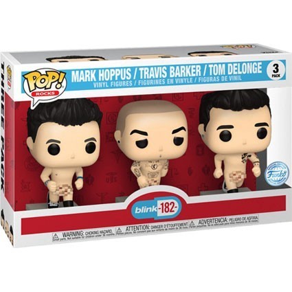 Figurine Pop! Rocks Blink 182 What's My Age Again 3-Pack Edition Limitée Funko Pop Suisse