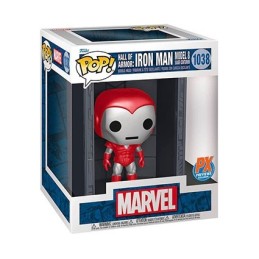 Figurine Pop! Deluxe Marvel Hall of Armor Iron Man Model 8 Silver Edition Limitée Funko Pop Suisse