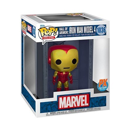 Figurine Pop! Deluxe Marvel Hall of Armor Iron Man Model 4 Edition Limitée Funko Pop Suisse