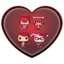 Figuren Pop! Pocket Dc Comics Valentines 4-Pack Limitierte Auflage Funko Pop Schweiz