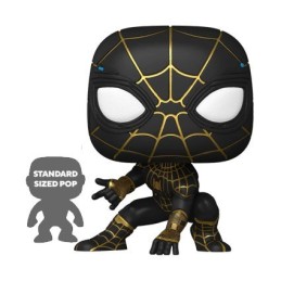 Figurine Pop! 25 cm Spider-Man No Way Home Spider-man Black and Gold Suit Edition Limitée Funko Pop Suisse