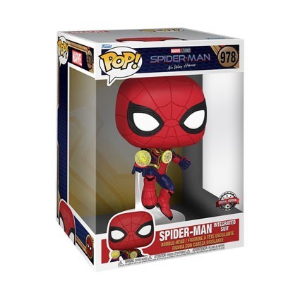 Figurine Pop! 25 cm Spider-Man No Way Home Spider-man Integrated Suit Edition Limitée Funko Pop Suisse