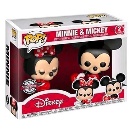 Figuren Pop! Disney Valentine Mickey und Minnie Limitierte Auflage Funko Pop Schweiz