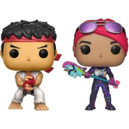 Figurine Pop! Street Fighter x Fortnite Ryu et Brite Bomber 2-Pack Edition Limitée Funko Pop Suisse