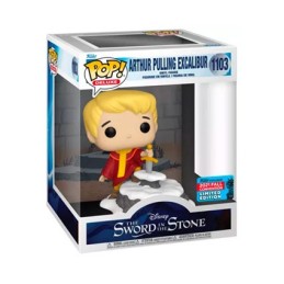 Figurine Pop! Deluxe NYCC 2021 Merlin l'Enchanteur Arthur Pulling Excalibur Edition Limitée Funko Pop Suisse