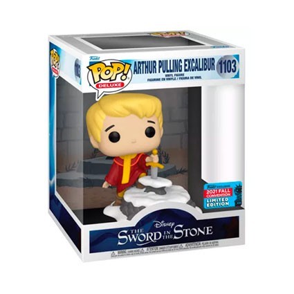 Figuren Pop! Deluxe NYCC 2021 The Sword in the Stone Arthur Pulling Excalibur Limitierte Auflage Funko Pop Schweiz