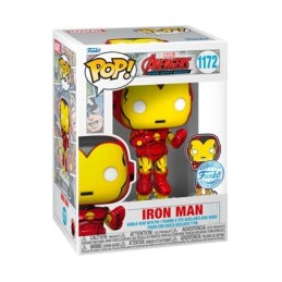 Figuren Pop! Avengers 60. Geburtstag Iron Man mit Pin Limitierte Auflage Funko Pop Schweiz