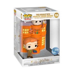 Figurine Pop! Deluxe Harry Potter Fred Weasley avec Weasleys Wizard Wheezes Diagon Alley Diorama Edition Limitée Funko Pop Su...