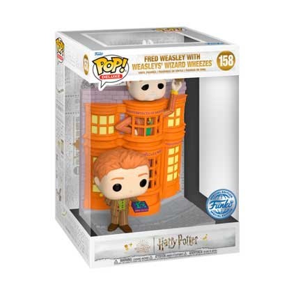 Figurine Pop! Deluxe Harry Potter Fred Weasley avec Weasleys Wizard Wheezes Diagon Alley Diorama Edition Limitée Funko Pop Su...