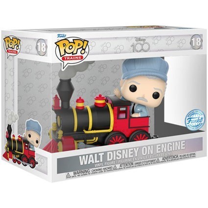 Figurine Pop! Train Disney's 100ème Anniversaire Walt Disney on Engine Edition Limitée Funko Pop Suisse