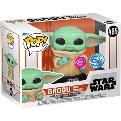 Figur Pop! Flocked Star Wars The Mandalorian Grogu with Cookie Limited Edition Funko Pop Switzerland