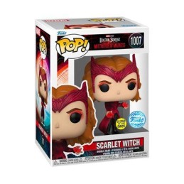 Figurine Pop! Phosphorescent Doctor Strange in the Multiverse of Madness Scarlet Witch Edition Limitée Funko Pop Suisse