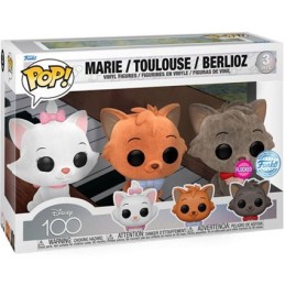 Figuren Pop! Beflockt Disney's 100. Geburtstag Aristocats 3-Pack Limitierte Auflage Funko Pop Schweiz