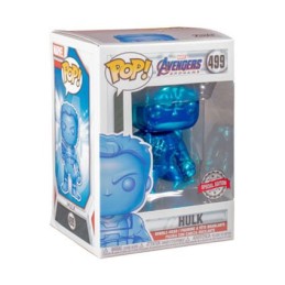 Figurine Pop! Marvel Endgame Hulk Bleu Chrome Edition Limitée Funko Pop Suisse