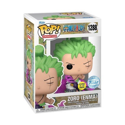 Figurine Pop! Phosphorescent One Piece Zoro Enma Edition Limitée Funko Pop Suisse