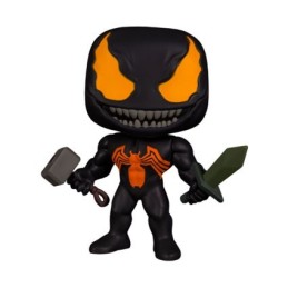 Figurine Pop! Phosphorescent Venom avec Mjolnir et Epée Edition Limitée Funko Pop Suisse