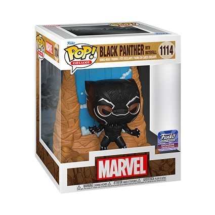 Figurine Pop! Deluxe Marvel Black Panther with Waterfall Edition Limitée Funko Pop Suisse