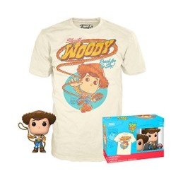 Figurine Pop! Métallique et T-shirt Toy Story 4 Sheriff Woody Edition Limitée Funko Pop Suisse