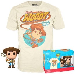 Figurine Pop! Métallique et T-shirt Toy Story 4 Sheriff Woody Edition Limitée Funko Pop Suisse