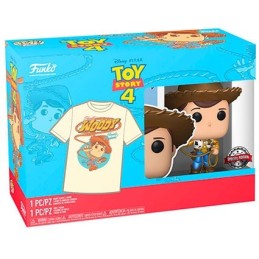 Figurine Pop! Métallique et T-shirt Toy Story 4 Sheriff Woody Edition Limitée Funko Pop Suisse