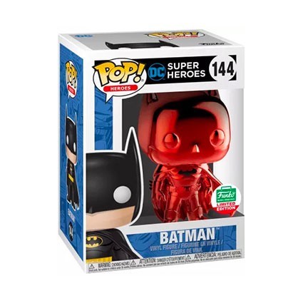 Figurine Pop! DC Comics Batman Rouge Chrome Edition Limitée Funko Pop Suisse