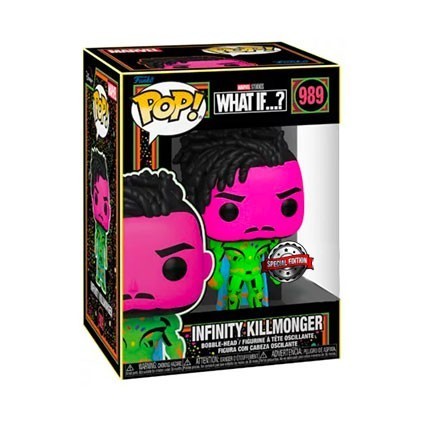 Figuren Pop! Blacklight What If…? Infinity Killmonger Limited Edition Funko Pop Schweiz