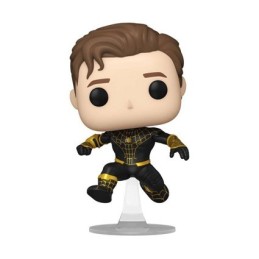 Figurine Pop! Spider-Man No Way Home Spider-Man Black Suit Unmasked Edition Limitée Funko Pop Suisse