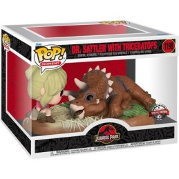 Figurine Pop! Movie Moments Jurassic Park Dr. Sattler avec Triceratops Edition Limitée Funko Pop Suisse