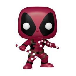 Figurine Pop! Métallique et T-Shirt Deadpool Holiday Edition Limitée Funko Pop Suisse