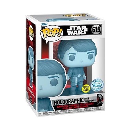 Figur Pop! Glow in the Dark Star Wars Holographic Luke Skywalker Limited Edition Funko Pop Switzerland