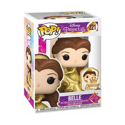 Figur Pop! Disney Gold Ultimate Princess Beauty and the Beast The Beauty with Emanel Pin Limited Edition Funko Pop Switzerland