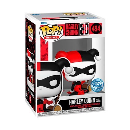 Figurine Pop! Harley Quinn with Cards Edition Limitée Funko Pop Suisse