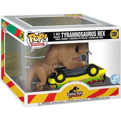 Figurine Pop! Movie Moment Jurassic Park T-Rex Breakout Tyrannosaurus Rex Edition Limitée Funko Pop Suisse