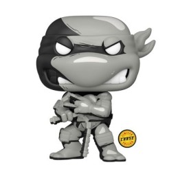 Figurine Pop! Les Tortues Ninja Comic Michelangelo Noir et Blanc Chase Edition Limitée Funko Pop Suisse