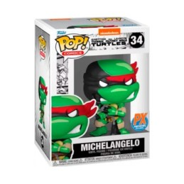 Figurine Pop! Les Tortues Ninja Comic Michelangelo Edition Limitée Funko Pop Suisse