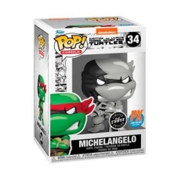 Figuren Pop! Teenage Mutant Ninja Turtles Comic Michelangelo Schwarz und Weiss Chase Limitierte Auflage Funko Pop Schweiz