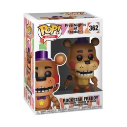 Figurine Pop! Five Nights at Freddy's Freddy Fazbear's Pizzeria Simulator Rockstar Freddy (Rare) Funko Pop Suisse