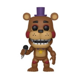 Figurine Pop! Five Nights at Freddy's Freddy Fazbear's Pizzeria Simulator Rockstar Freddy (Rare) Funko Pop Suisse