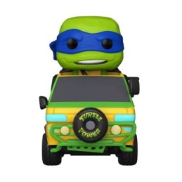 Figurine Pop! Rides Les Tortues Ninja Mayhem Leonardo dans la Fourgonnette Tortue Edition Limitée Funko Pop Suisse