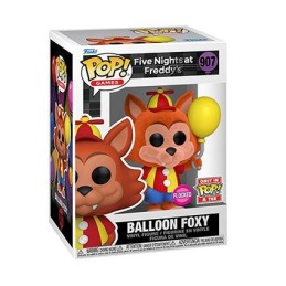 Figurine Pop! Floqué et T-shirt Five Nights at Freddy's Balloon Foxy Edition Limitée Funko Pop Suisse