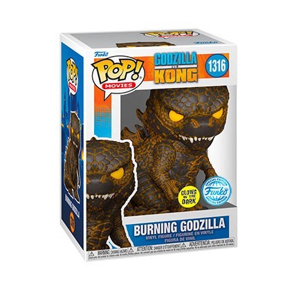 Figur Pop! Glow in the Dark Godzilla vs Kong Burning Godzilla Limited Edition Funko Pop Switzerland