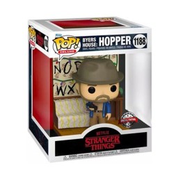 Figurine Pop! Deluxe Build-A-Scene Stranger Things Hopper in Byers House Edition Limitée Funko Pop Suisse