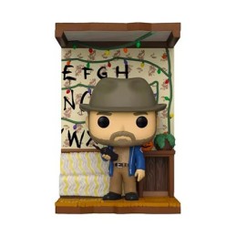 Figurine Pop! Deluxe Build-A-Scene Stranger Things Hopper in Byers House Edition Limitée Funko Pop Suisse