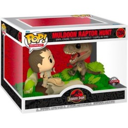 Figurine Pop! Movie Moments Jurassic Park Muldoon Raptor Hunt Edition Limitée Funko Pop Suisse