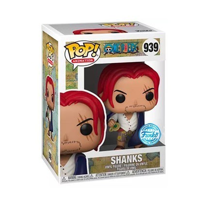 Figurine Pop! One Piece Shanks Edition Limitée Funko Pop Suisse