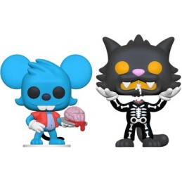 Figurine Pop! Les Simpsons Treehouse of Terror Itchy et Scratchy 2-Pack Edition Limitée Funko Pop Suisse