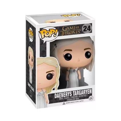 Figurine Pop! Game of Thrones Daenerys Targaryen en Robe Blanche (Rare) Funko Pop Suisse