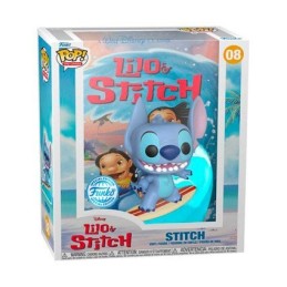 Figurine Pop! Disney Cover Lilo et Stitch Stitch Surfing avec Boîte de Protection Acrylique Edition Limitée Funko Pop Suisse